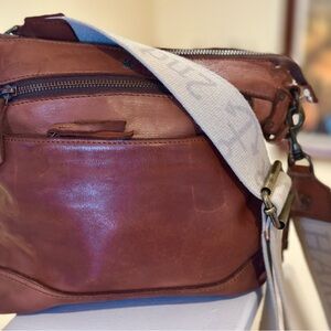 Brown Leather Bag - Anchor